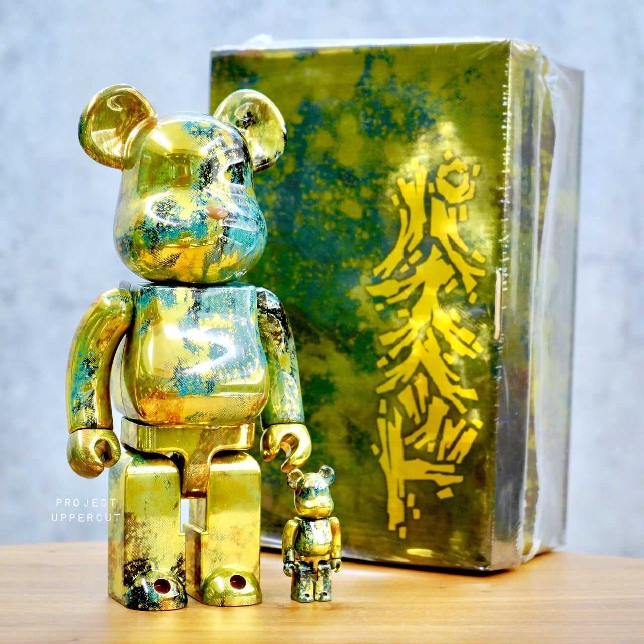 BE@RBRICK 400%+100% PUSHEAD # 5 GOLD [New]