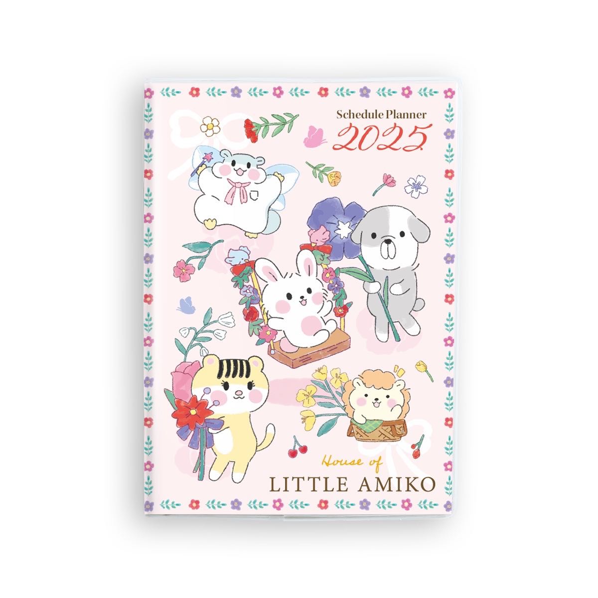 แพลนเนอร์รายเดือน 2025 : ขนาด A6 : ลาย Little Amiko : ทั้งหมด 4 ลาย