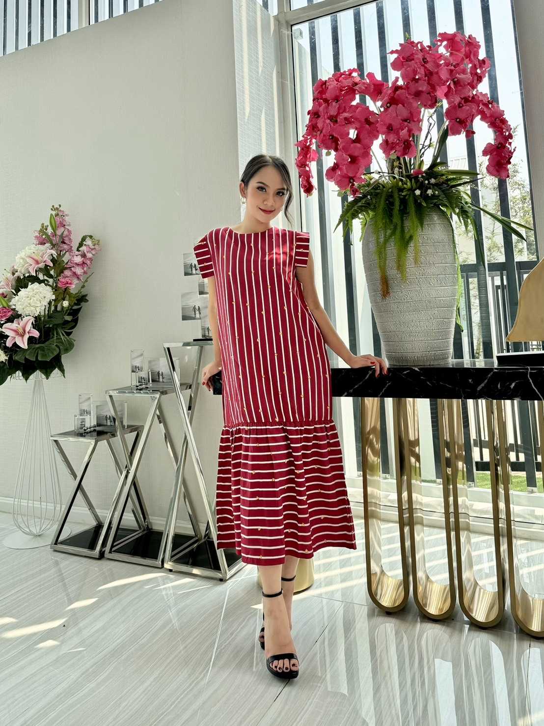 PAYDAY ชุด Maxi Dress สีแดง