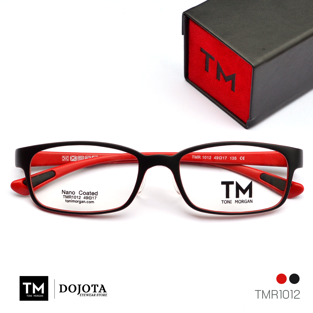 กรอบแว่นตา Toni Morgan รุ่น TMR 1012 (สีดำ/แดง)