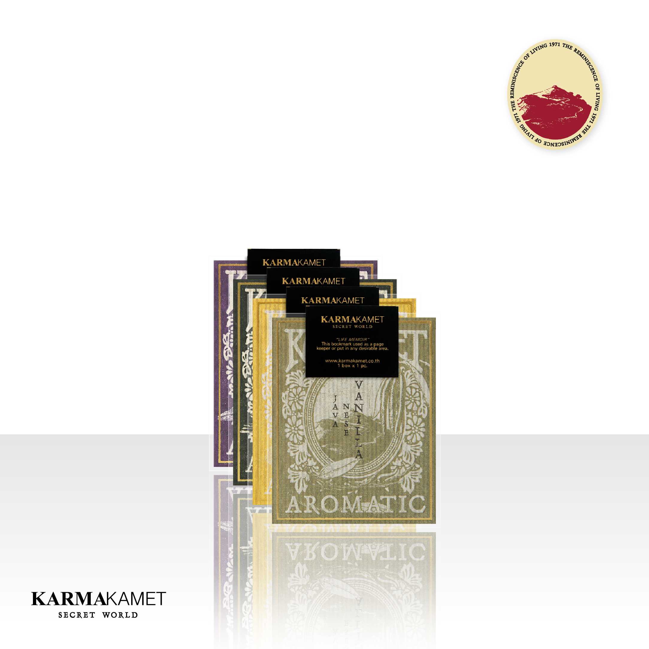 Life Memoir Aromatic Bookmark Set 3