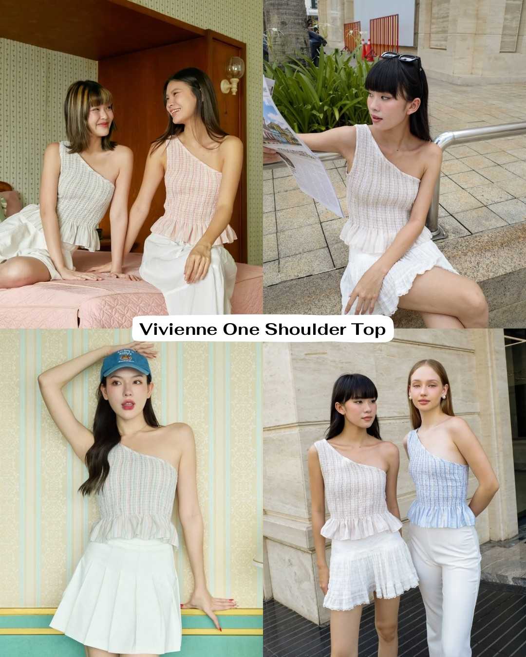 Shawty Society รุ่น Vivienne One Shoulder Top