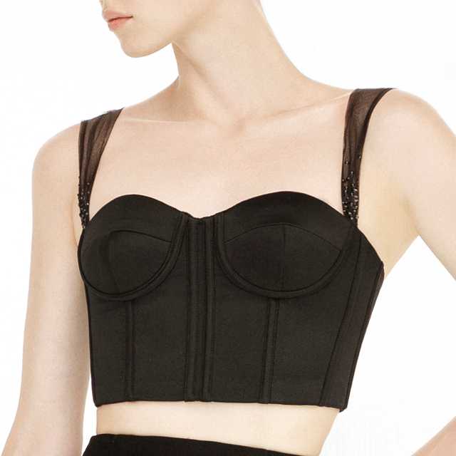 SS22 | CREPE SATIN BRA TOP