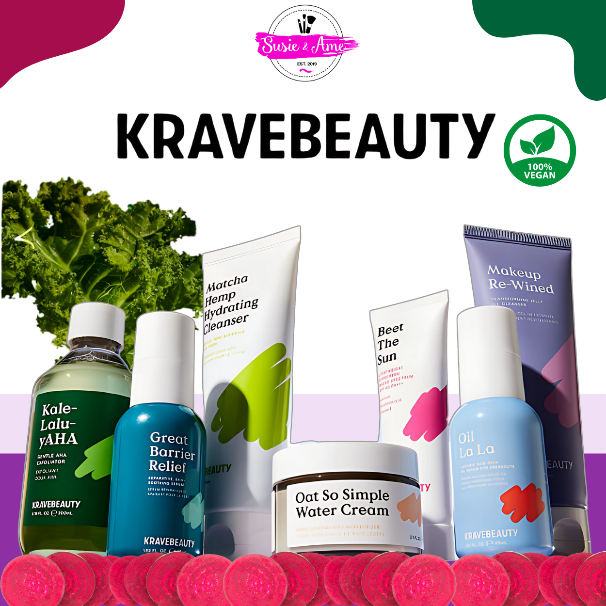 🌸🌸 KRAVE ผลิตภัณฑ์บำรุงผิวหน้า ผิวกายจากเกาหลี
