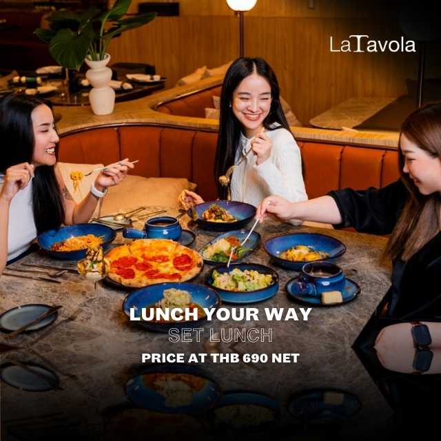 La Tavola | LUNCH YOUR WAY set lunch