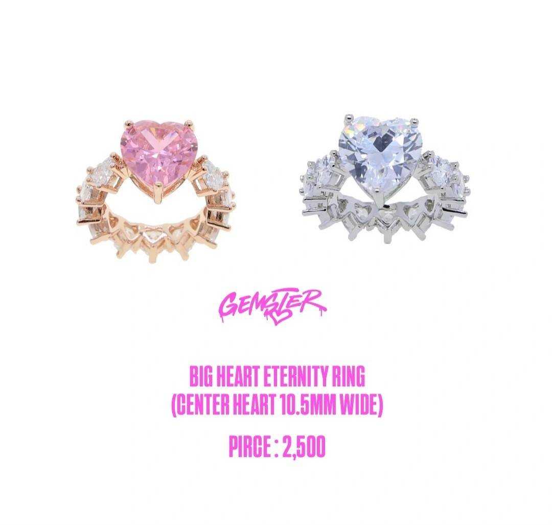 10.5mm BIG HEART RING