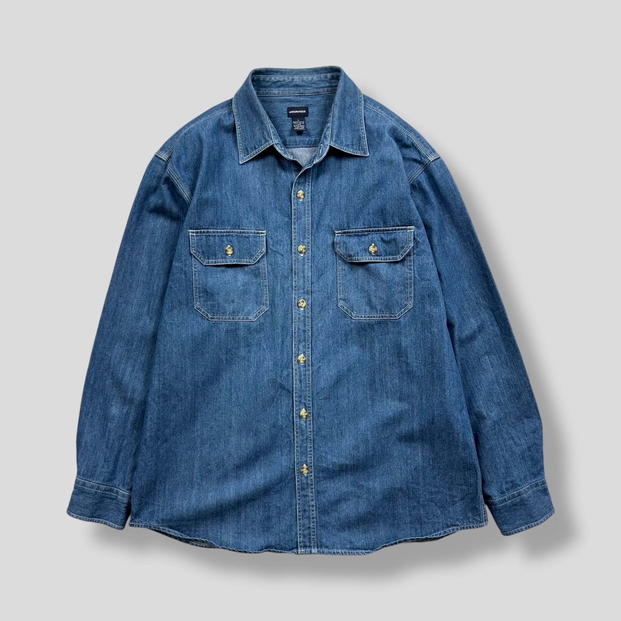 COUNTESS DENIM TWO POCKET SHIRT 
