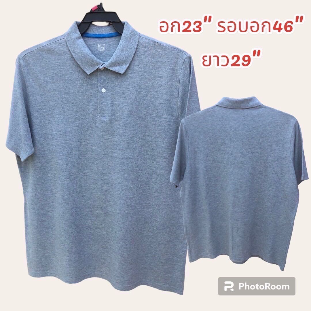 เสื้อยืดโปโลคอปกแขนสั้น สินค้างานนอกนำเข้าเกรดA สินค้าพร้อมจัดส่ง