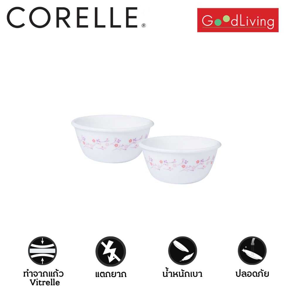 Corelle Botanical ชามเล็ก 177 มล. ขนาด 3.5 นิ้ว (9.5 ซม.)จำนวน 2 ชิ้น /C-03-406-BTC-2
