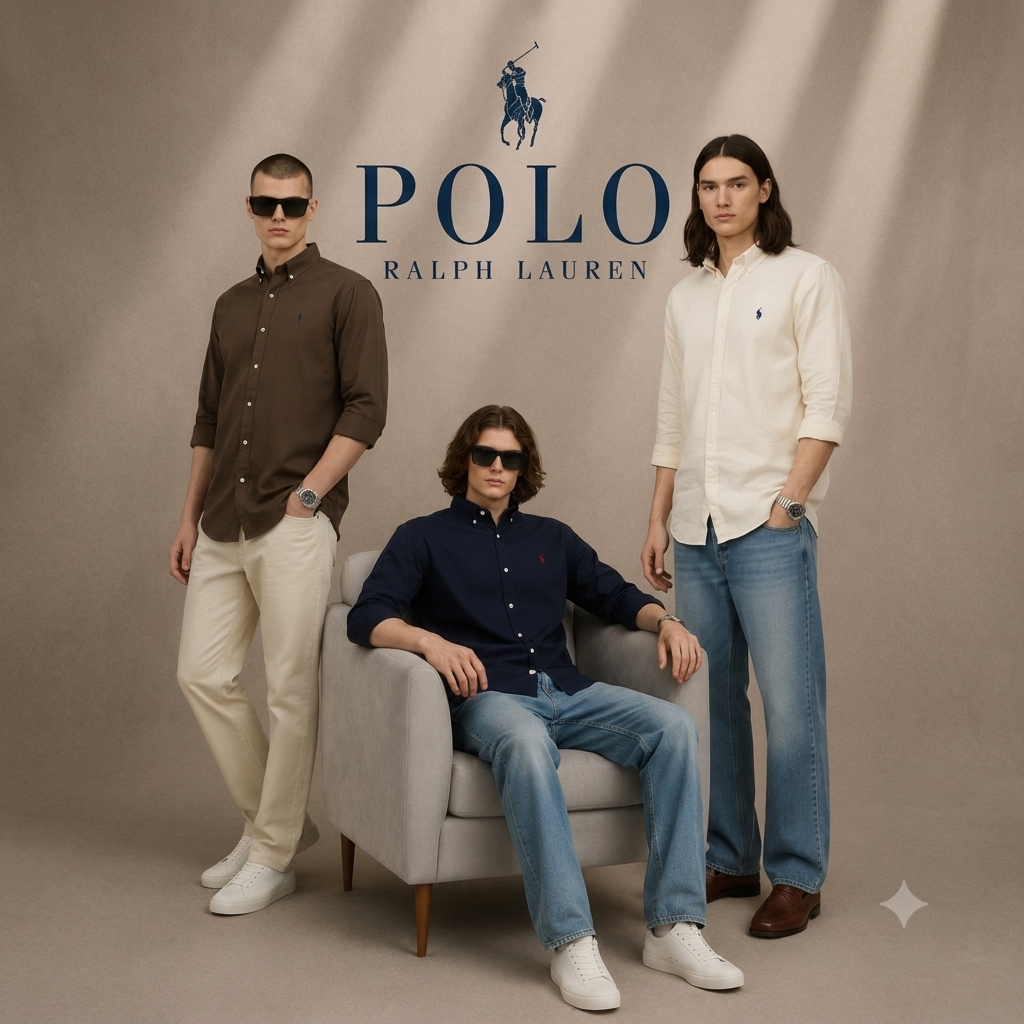 (ลินินใหม่)Ralph Lauren Linen Shirt 