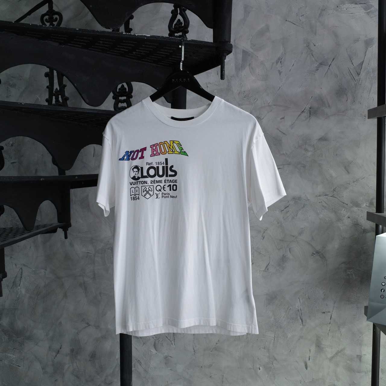 LOUIS VUITTON X VIRGIL ABLOH KANSAS WINDS WHITE T-SHIRT