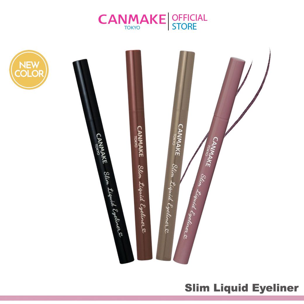 Canmake Slim Liquid Eyeliner อายไลเนอร์ที่สุดของพู่กันเรียวเล็ก