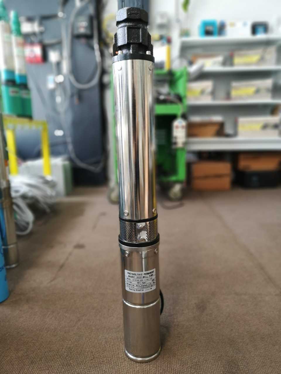 ปั๊มบาดาล ดีซี โซล่าเซลล์ ไร้แปรงถ่าน 48V 400W ใบพัด (Brushless) พร้อมกล่องคุมในตัว