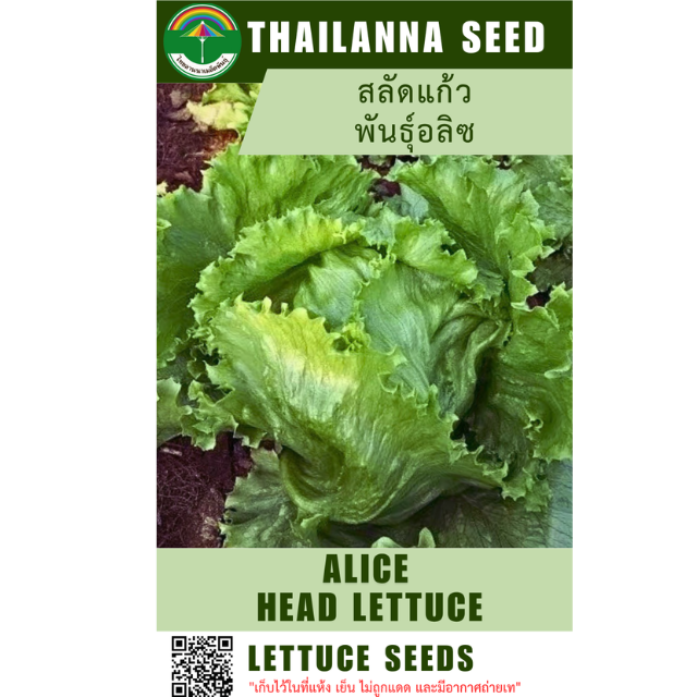 สลัดแก้ว พันธุ์อลิซ ( ขนาด 10 กรัม ) รหัสสินค้า 1025