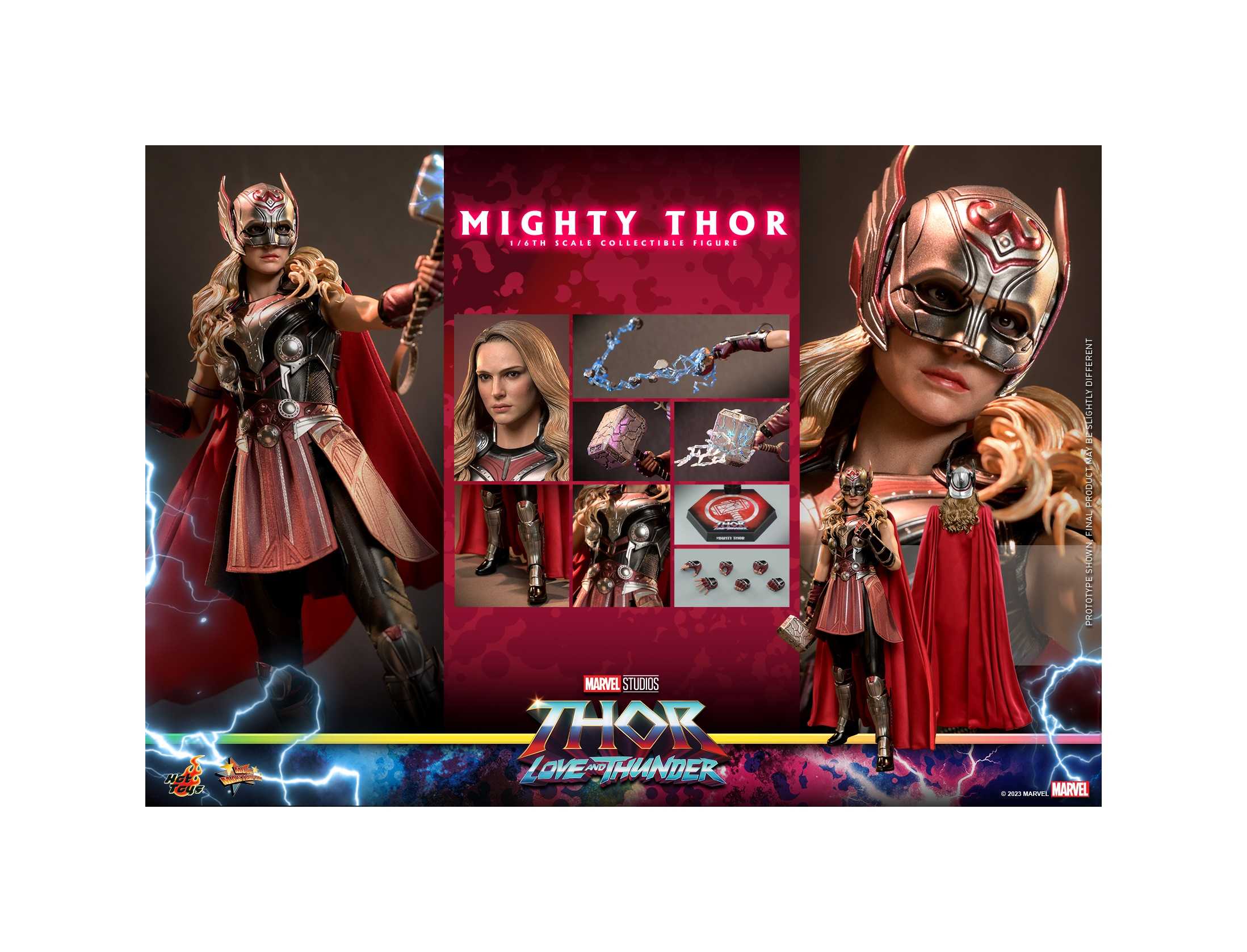 Hot Toys MMS663 1/6 Thor: Love and Thunder - Mighty Thor (TC)  สินค้าใหม่