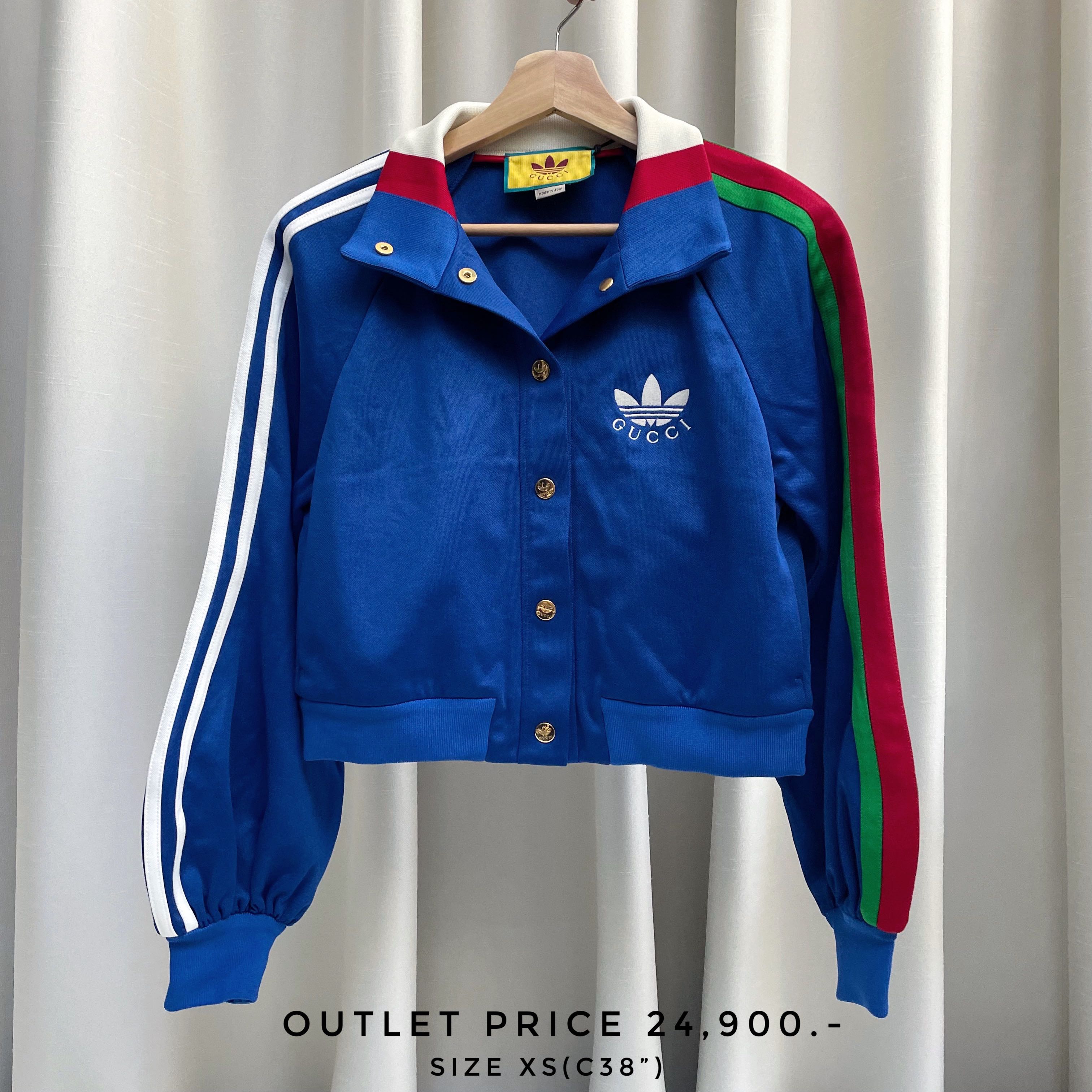 Gucci x Adidas Crop Jacket Blue 