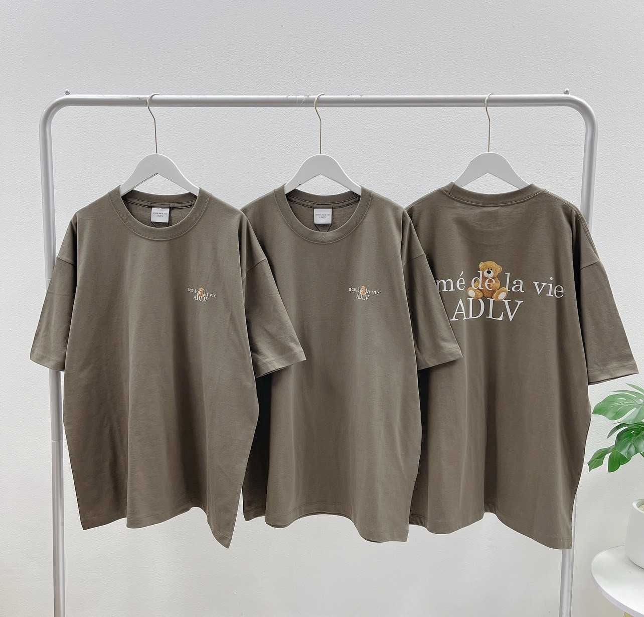 ADLV Bear graphic T-Shirt (Khaki)