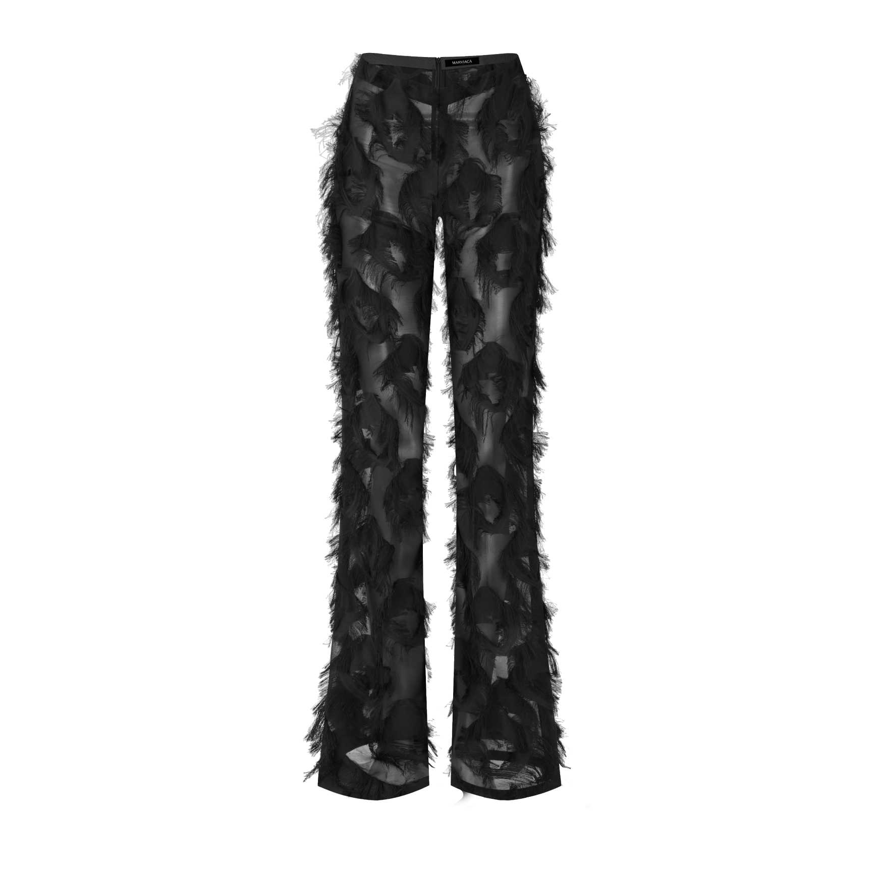 PLUMÉ FEATHER FLARED PANTS