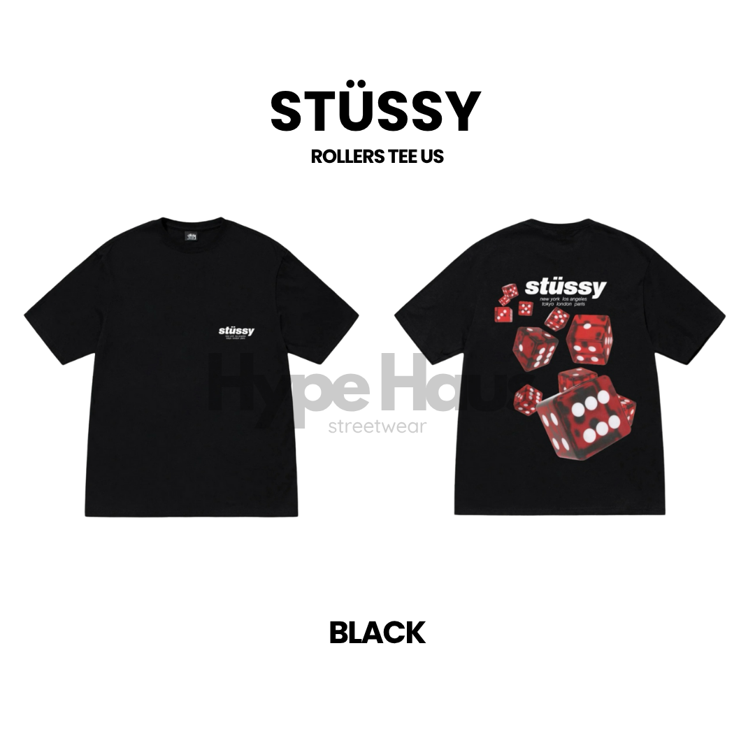 [✅ พร้อมส่ง]  STÜSSY T-Shirt / US tag 🇺🇸 - Rollers