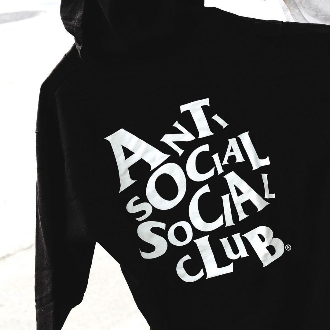 Anti Social Social Club Complicated Logo Black Hoodie 