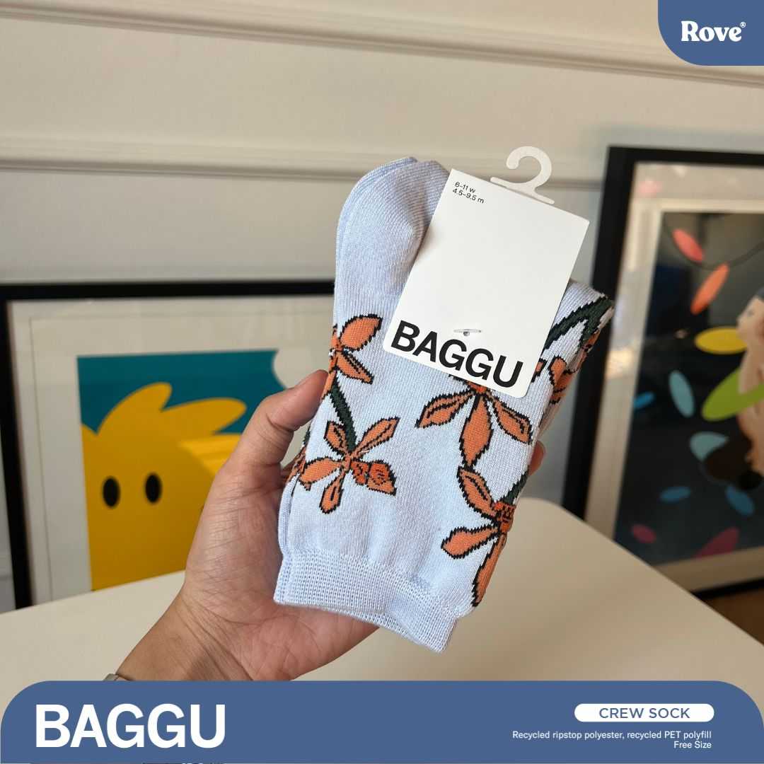 BAGGU Crew Socks - Orchid