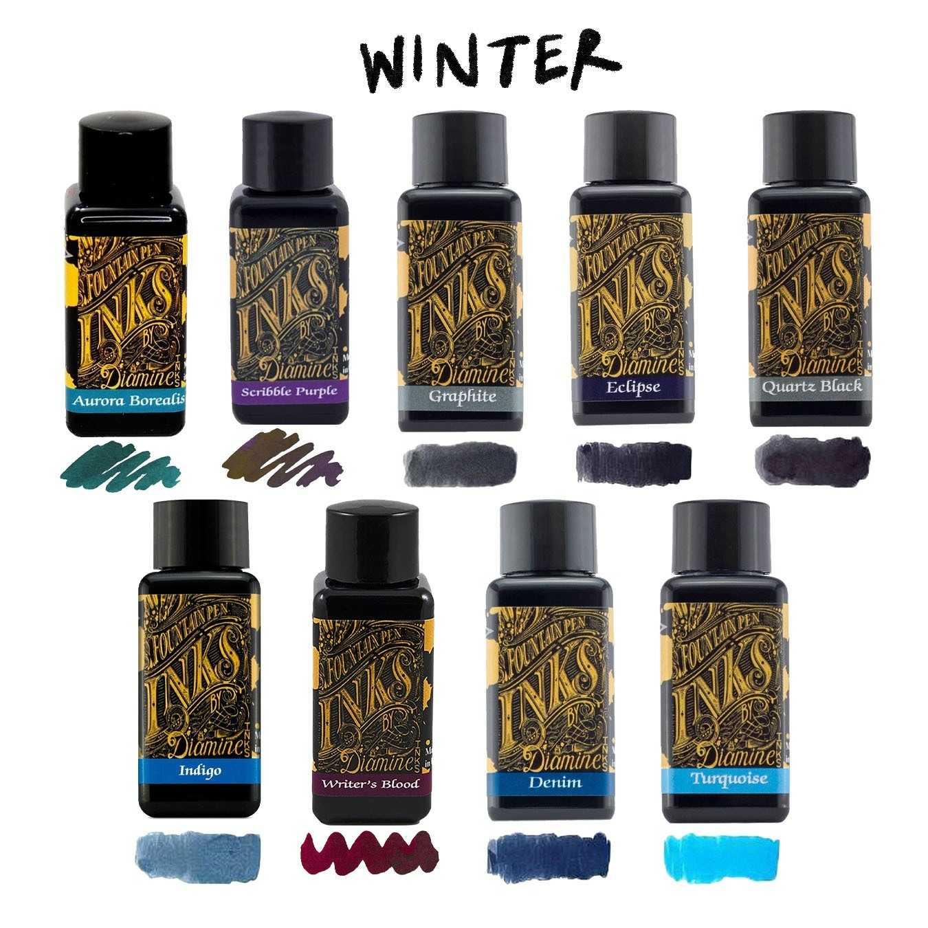 DIAMINE Fountain Pen Ink Winter Tone หมึกขวด Diamine ความจุ 30ml