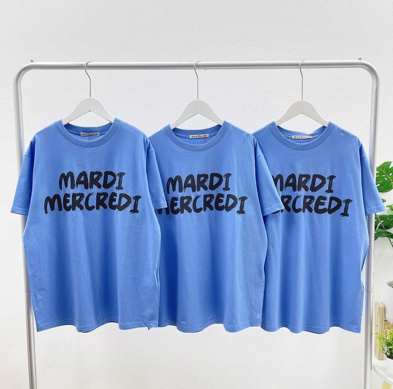 Mardi Brush Logo T-Shirt (Blue/Black)