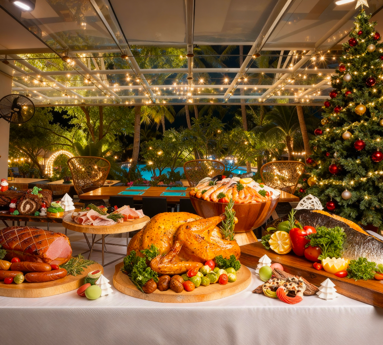 บุฟเฟต์มื้อค่ำฉลองคริสต์มาสอีฟ ที่ Flow | 24 ธ.ค. 2568