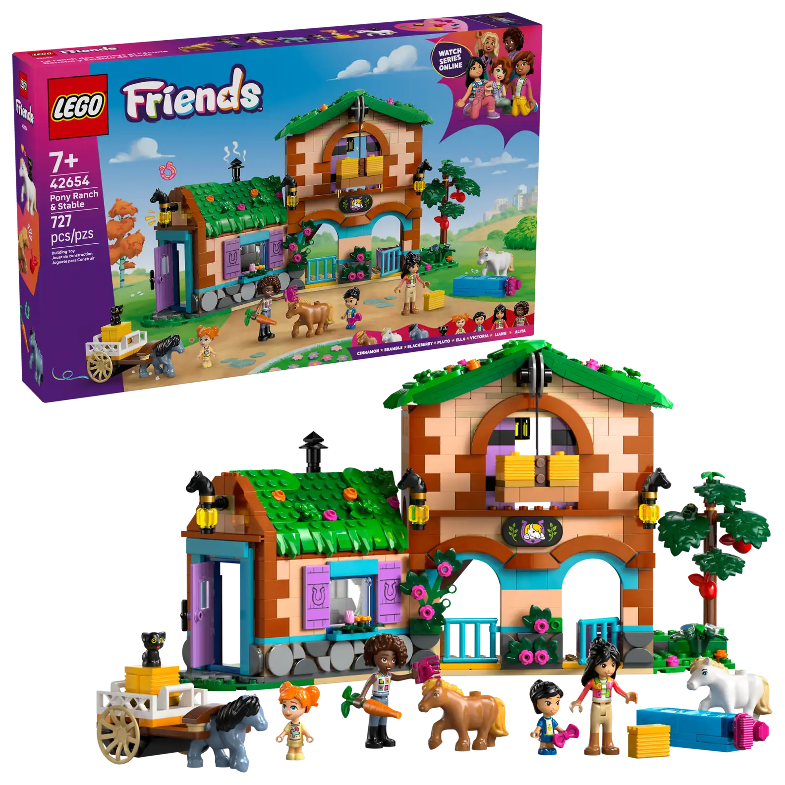 LEGO 42654 Pony Ranch & Stable (สินค้าซื้อแล้วไม่รับเปลี่ยนคืน)