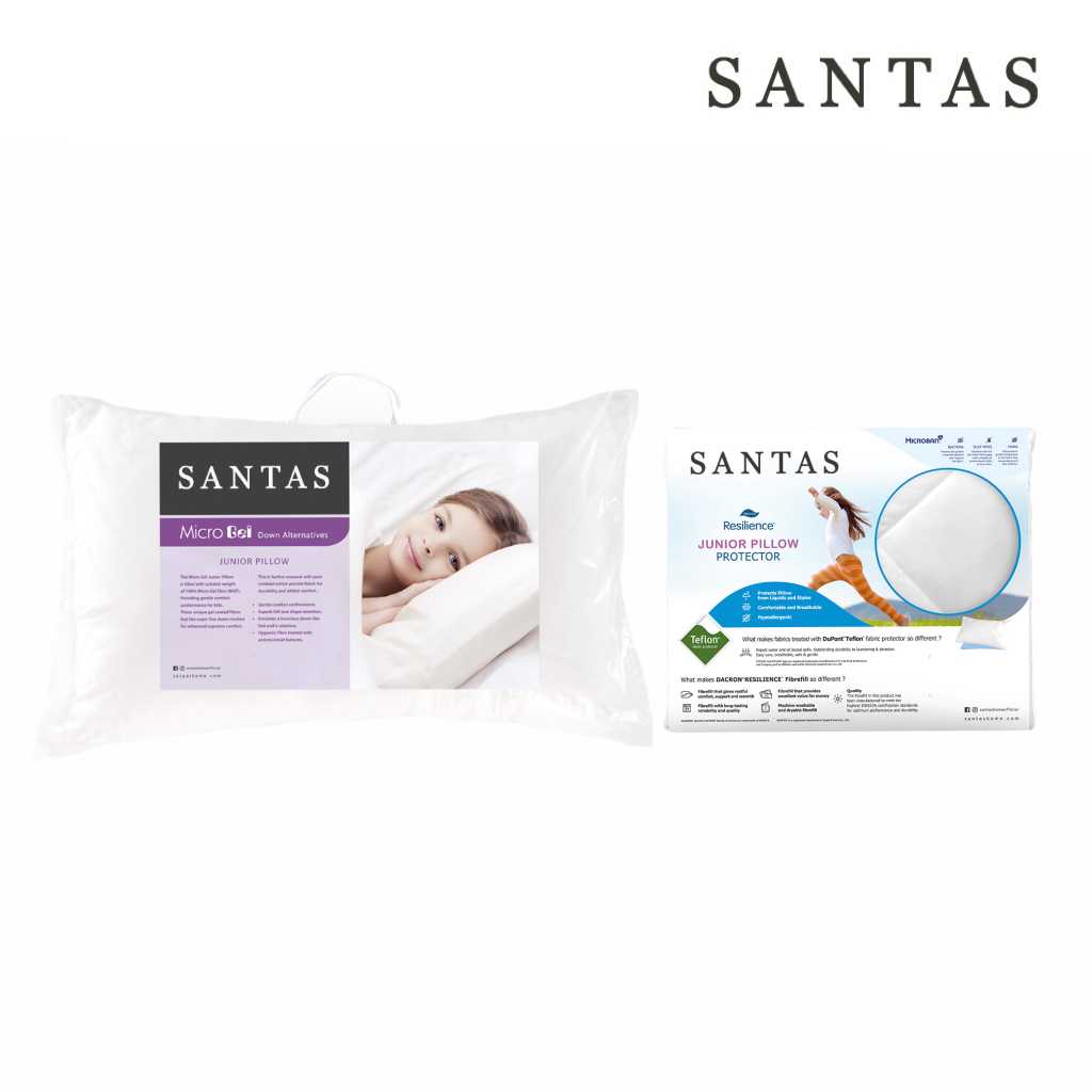 หมอนหนุนเด็ก Micro Gel Junior Pillow + Junior Pillow Protector