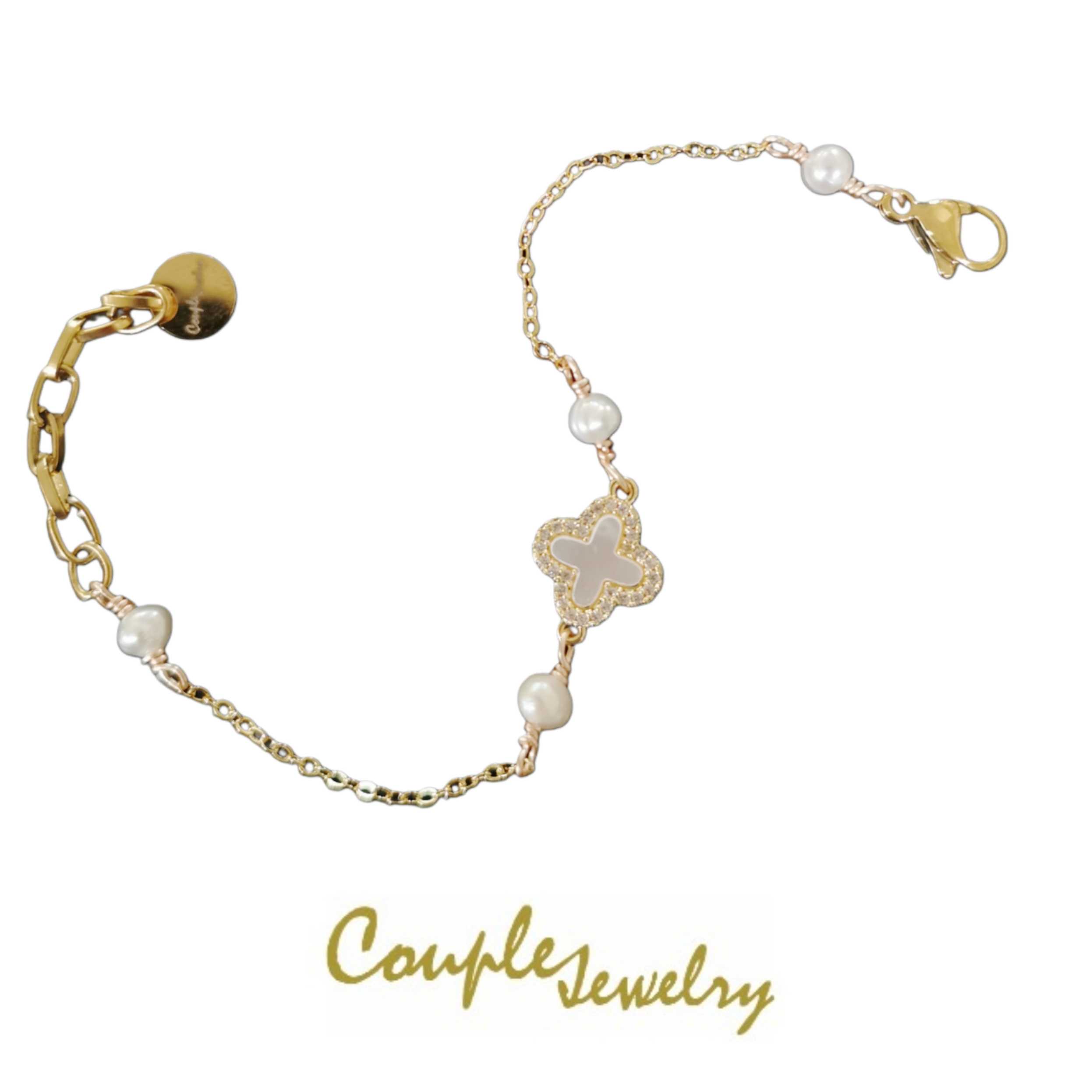 Couple-jewelry​ : clover bracelet​