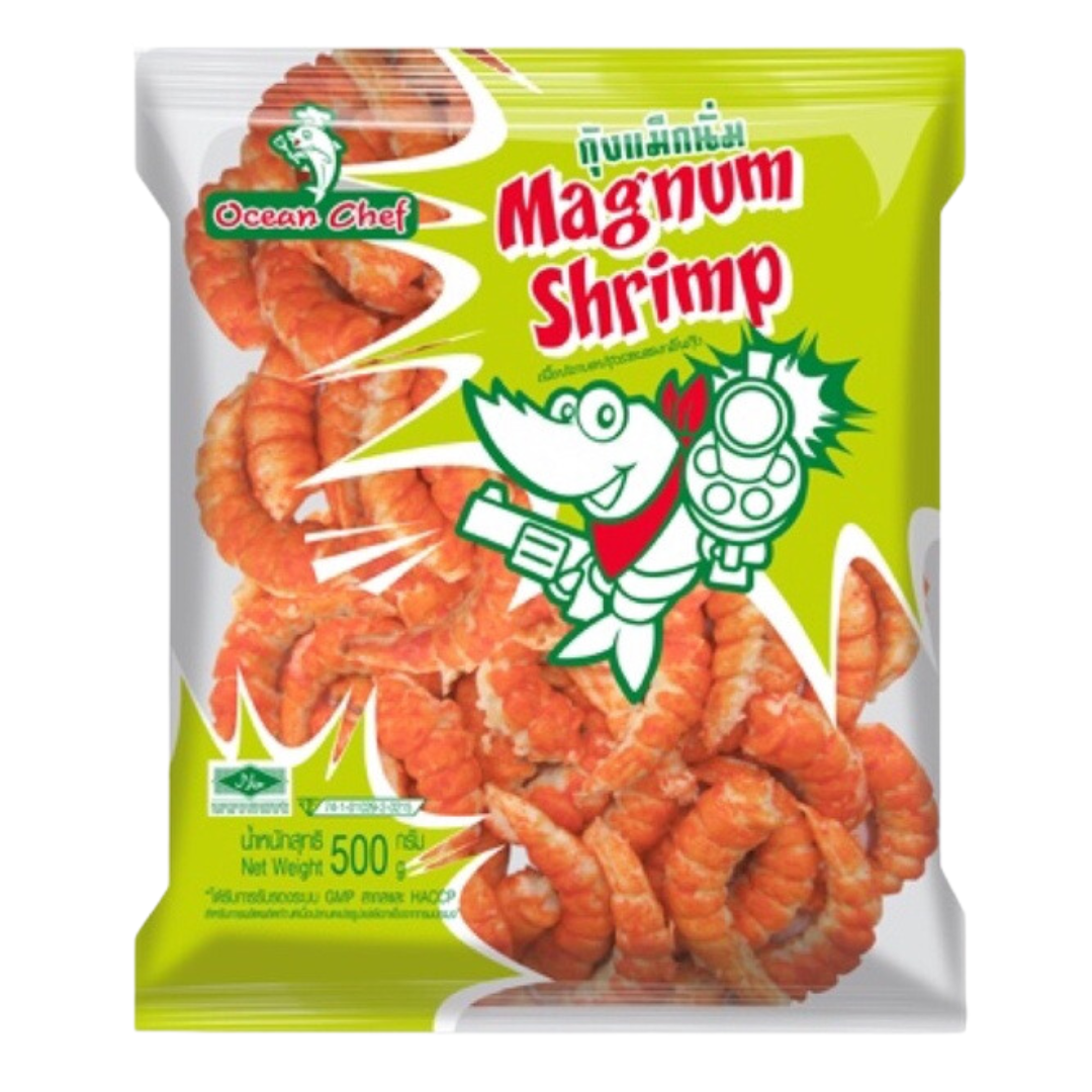 T กุ้งแม็กนั่ม 500g. x 20 pack ( ส่ง 20+ 52 บาท )