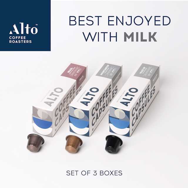 Coffee Capsules (for Nespresso) - Best with Milk SET