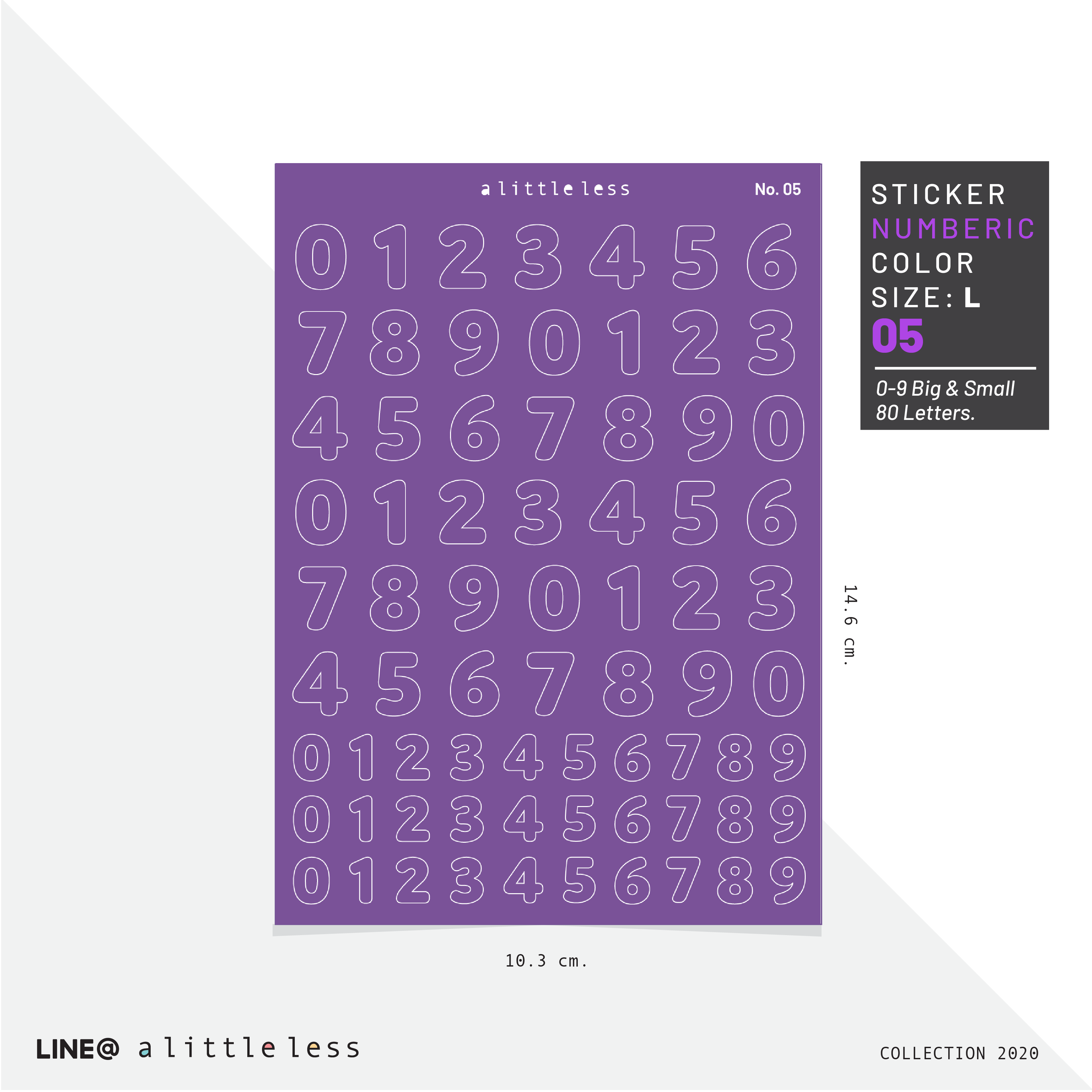 NUMBERIC COLORS No.05-08