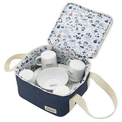 COLEMAN JAPAN ENAMEL DISHWARE SET