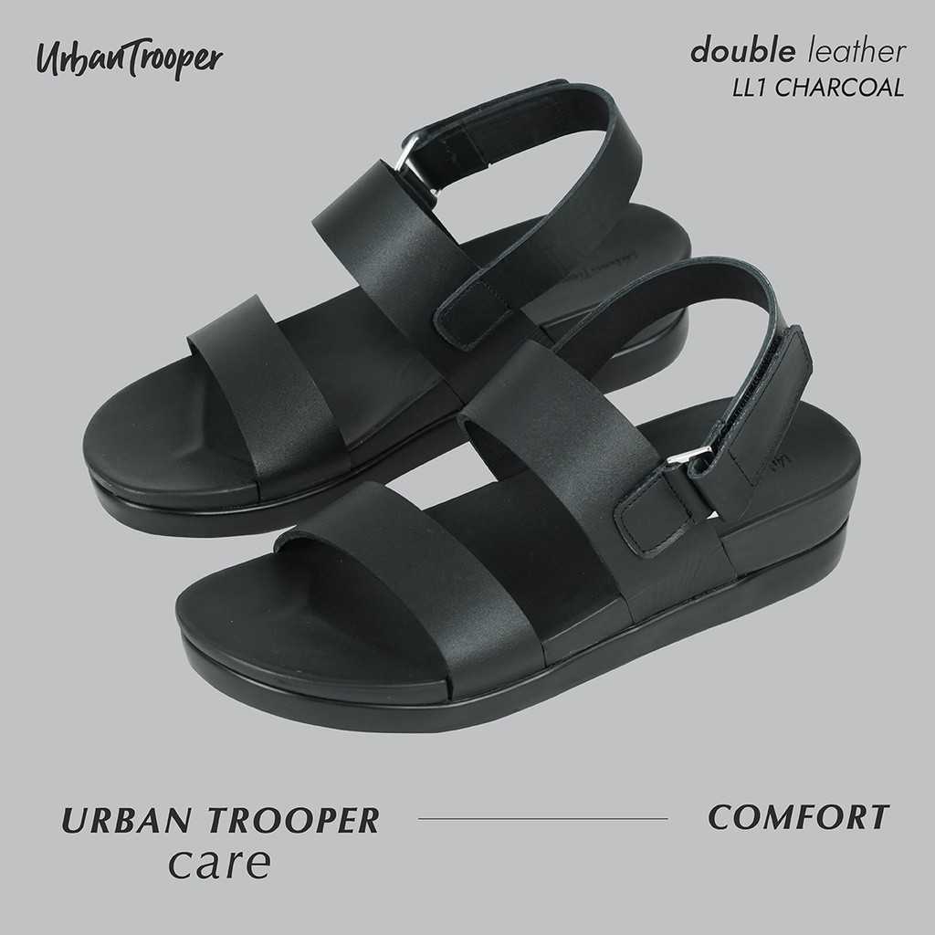 รองเท้า Urban Trooper Care รุ่น Comfort สีดำ (Charcoal) รองเท้ารัดส้น / ผู้หญิง Female