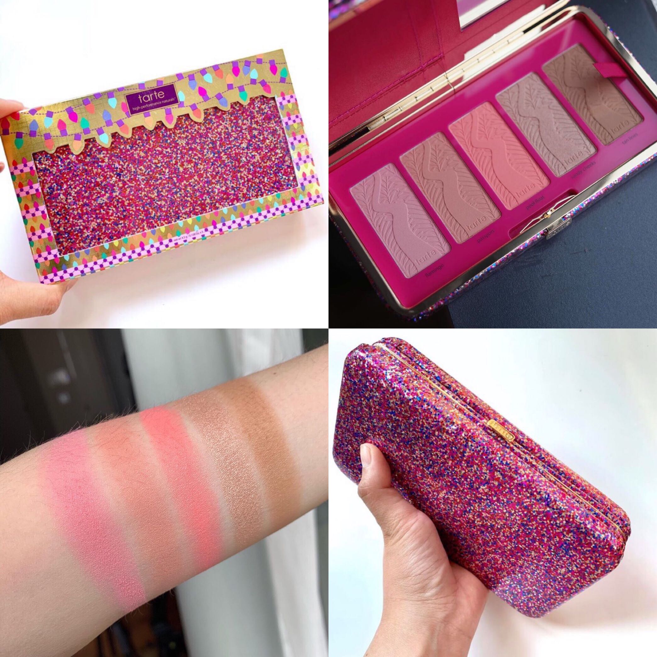 Tarte Life of The Party Clay Blush Palette & Clutch