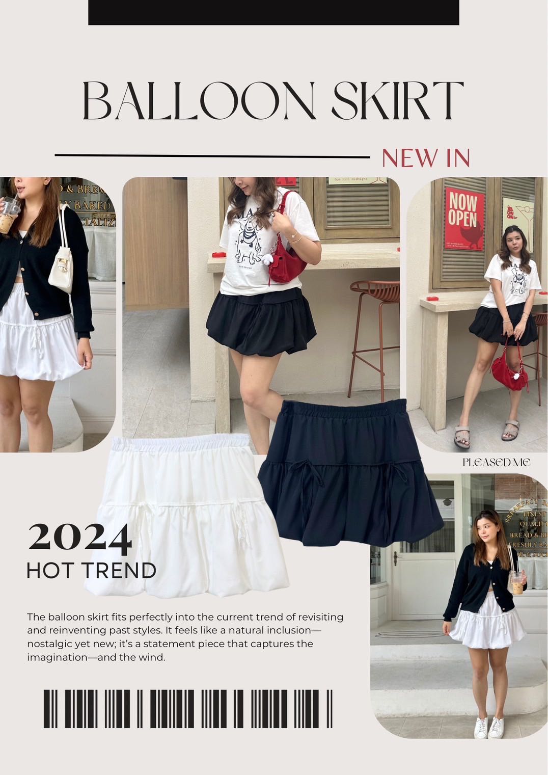 Balloon skirt