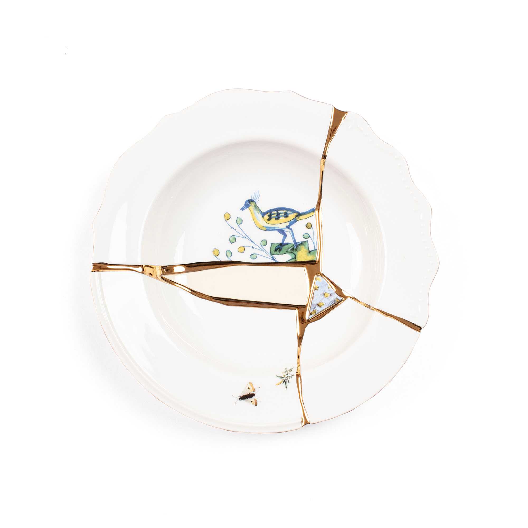 SELETTI Kintsugi Soup Plate 09621