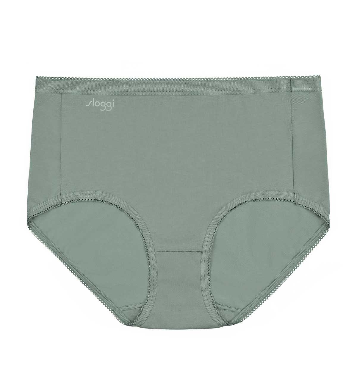 sloggi 10218549 sloggi Comfort care Maxi2 R 00IQ กางเกงใน รูปแบบแม็กซี่ สีเขียว
