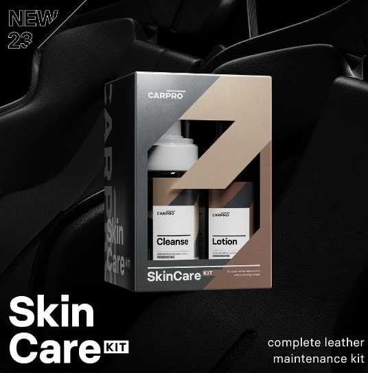 CARPRO New Car Leather SkinCare Kit 150 ml ชุดผลิตภัณท์สำหรับทำความสะอาดและบำรุงรักษาวัสดุหนังภายใน
