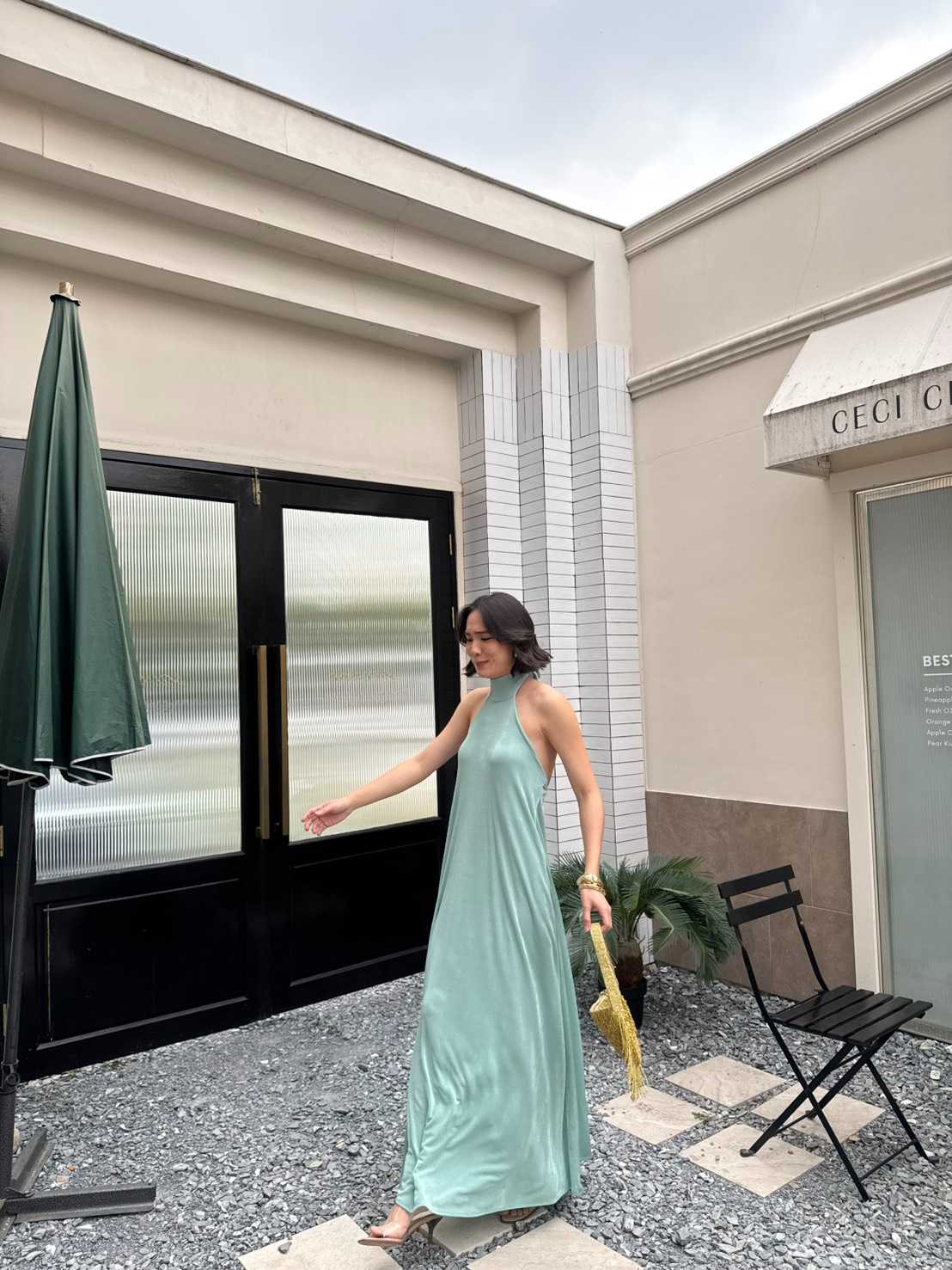 Tonya Dress เดรสผ้าร่องยืด เนื้อวิ้งเบาๆ เดรสไปงาน เดรสไปทะเลมี 3 สี