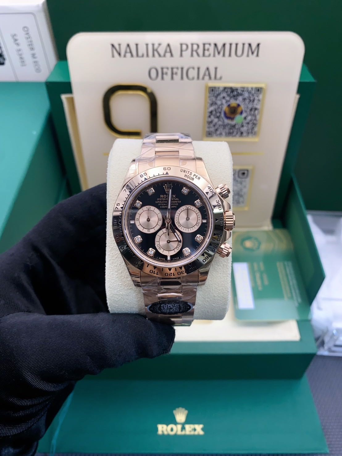 Rolex Daytona Rosegold diamond