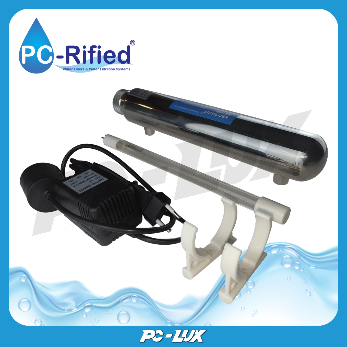 PC-Rified ชุดหลอดยูวี UV (Ultraviolet) 12W