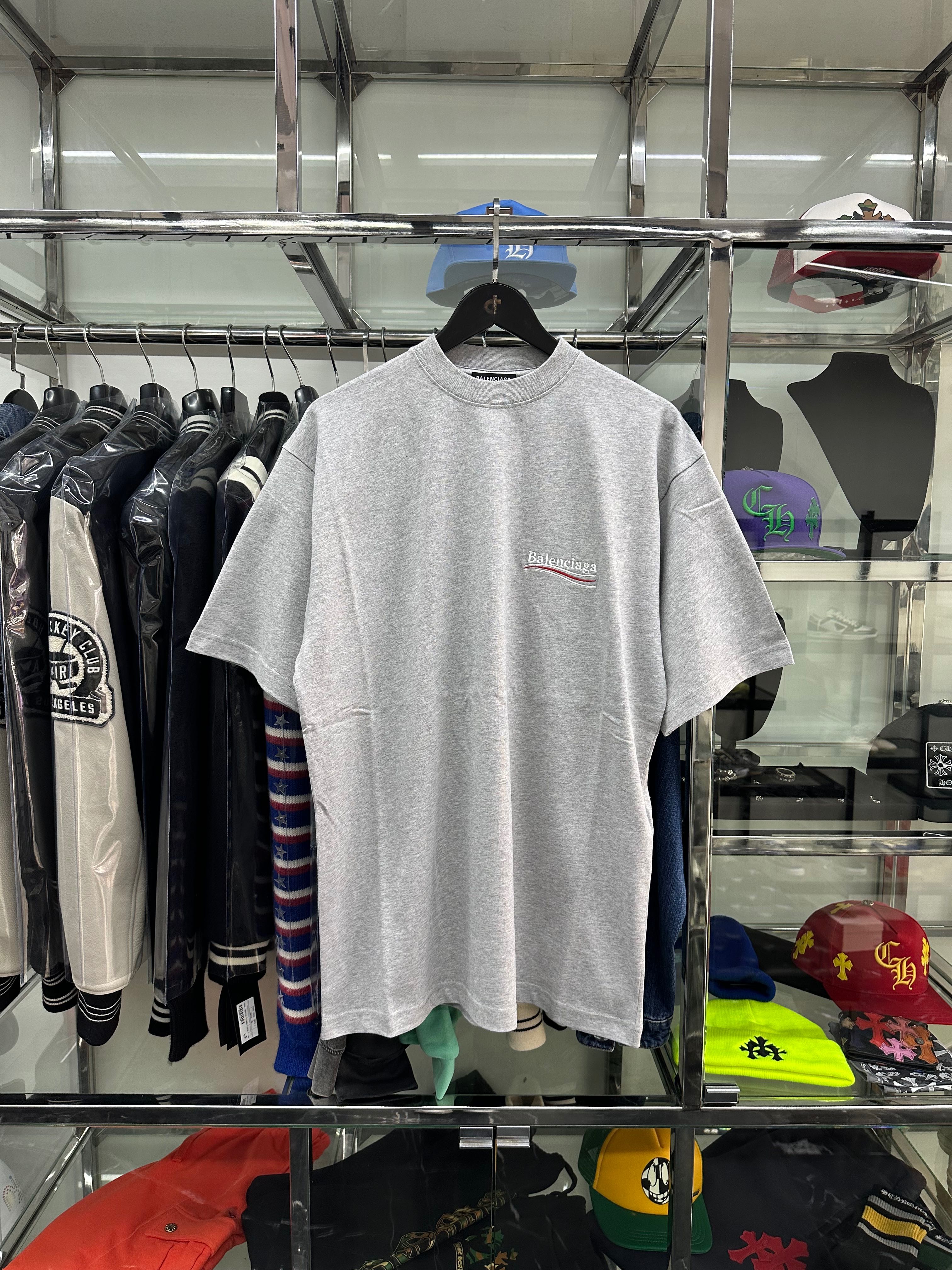 Balenciaga Wave Enbroidered Logo Grey