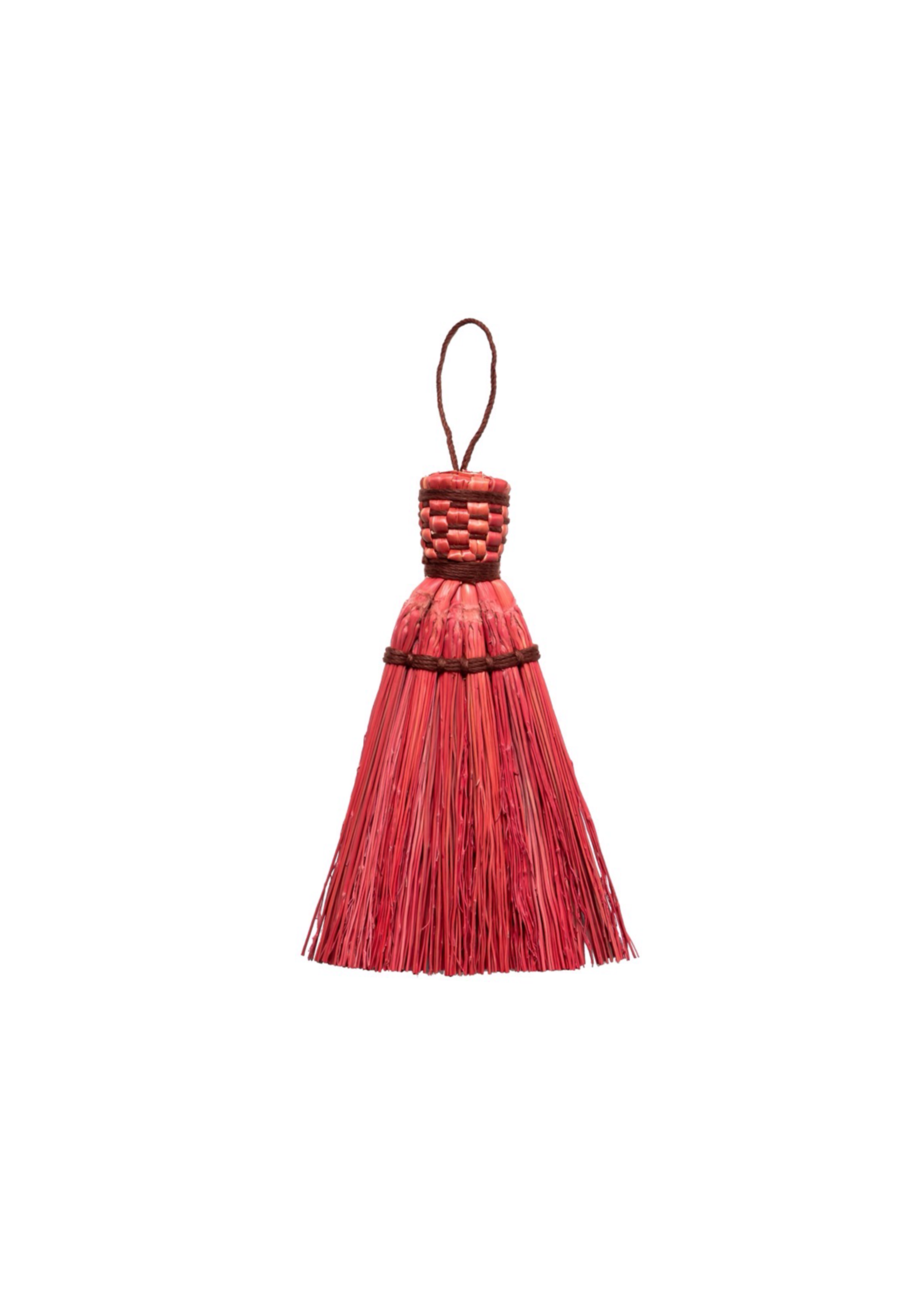 Mini Kimono Brush (Pink-Brown Thread)