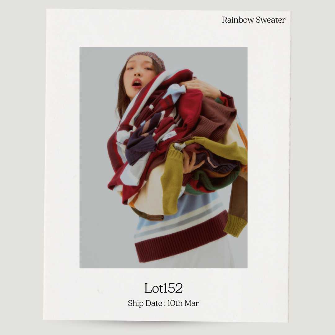 Rainbow Sweater Lot-152 (จัดส่ง 10/3/26)