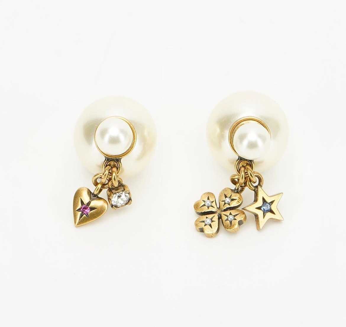 ( SALE ) DIOR TRIBALES LUCKY CHARM EARRINGS