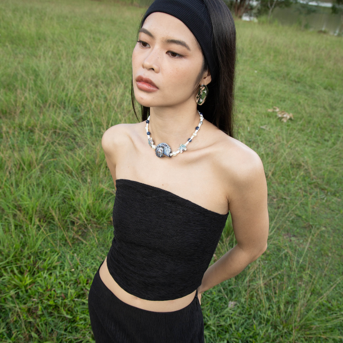 Eve Crush Strapless Top