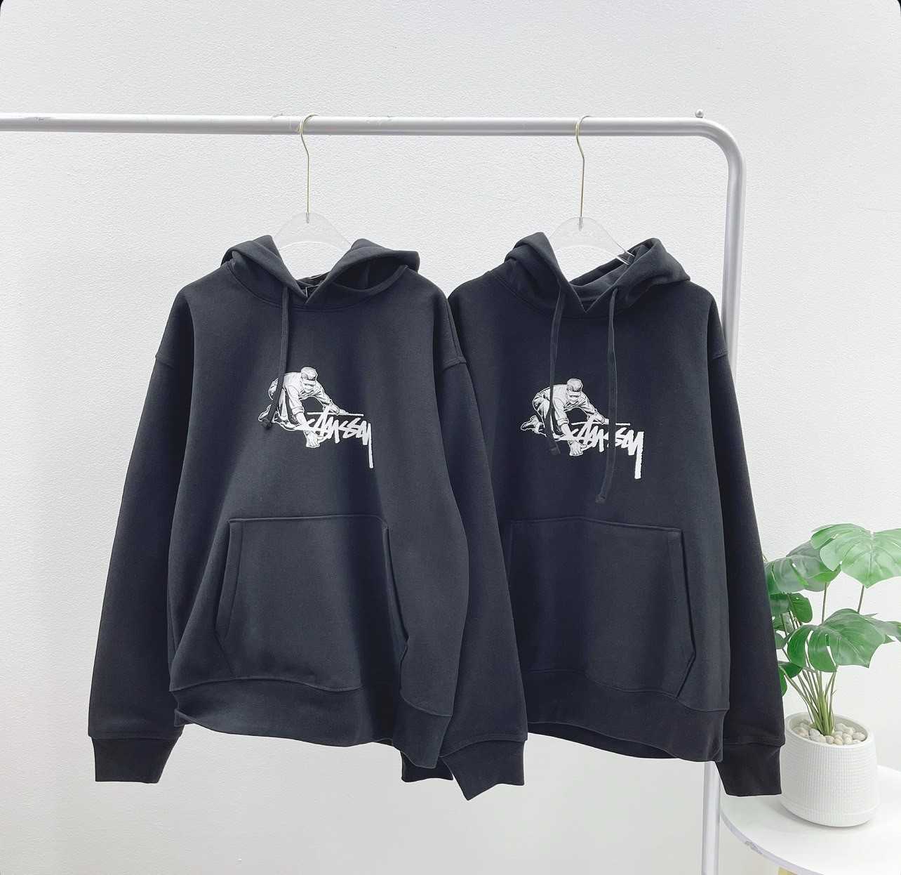 Stussy  WORKER HOODIE (Black)